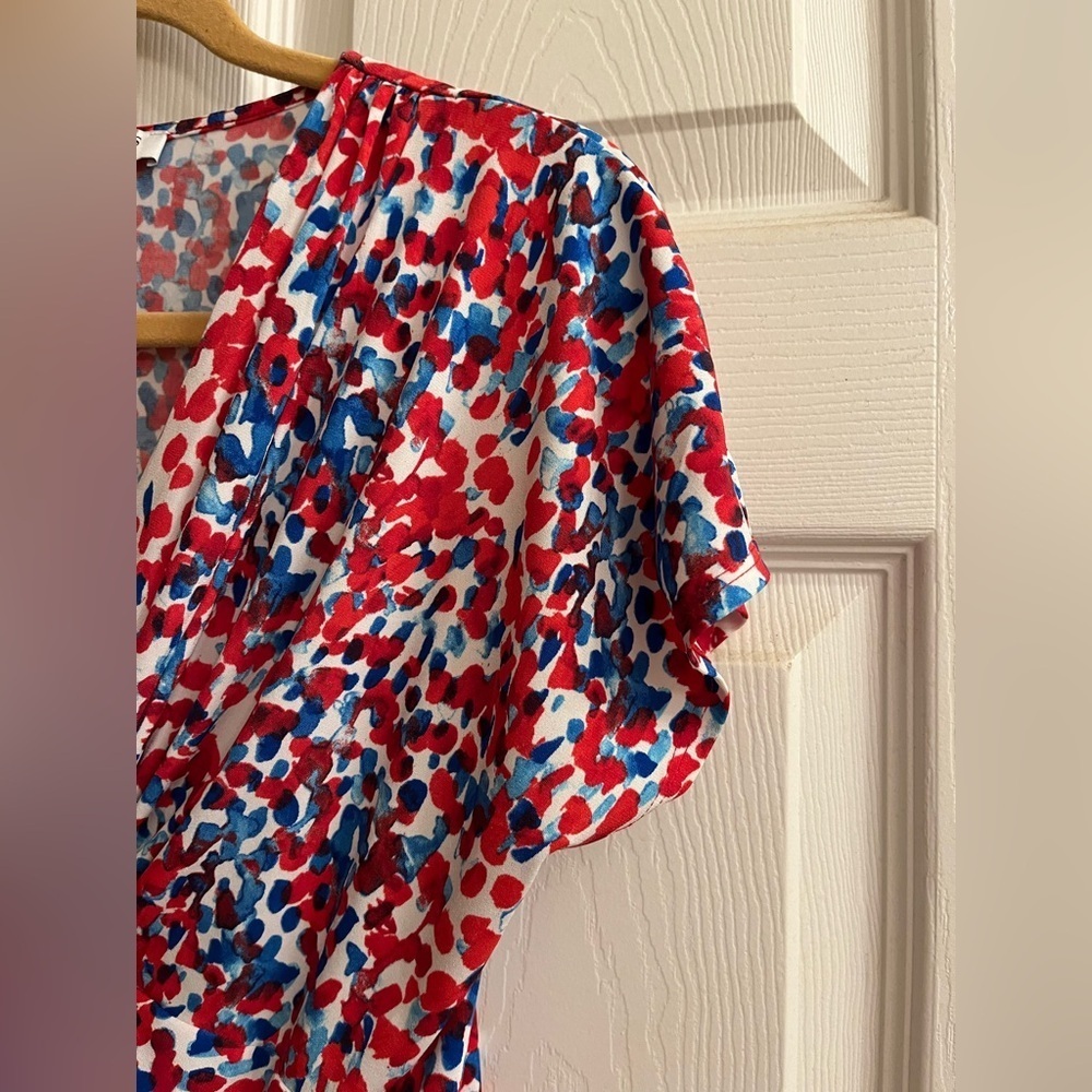 CHAUS NY~VIBRANT BLOUSE~M - Picture 3 of 8